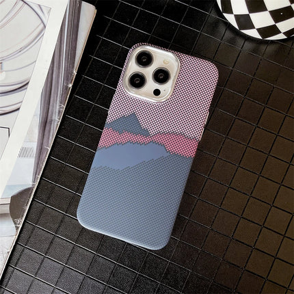 Colorful OKEYWOW Kevlar MagSafe case for iPhone Pro Max models, featuring magnetic wireless charging cover with textured design.