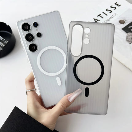 RidgeMatte Magnetic Case for Samsung Galaxy S25/S24/S23 Ultra Clear Shock Cover