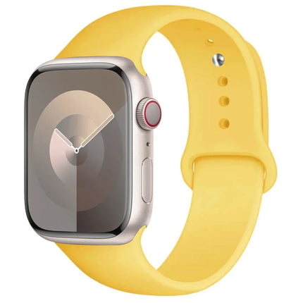 OKEYWOW Apple Watch silicone sport band for Series 9, 3, SE, Ultra 2, 45mm, 44mm, 41mm, 40mm, 38mm, black strap