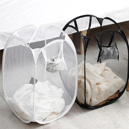 AirFold Laundry Basket Foldable Ventilated Large Capacity Portable Clothes Storage Bin