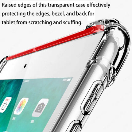 Clear iPad Case with Pencil Holder Pro 11 12.9 10.5 9.7 Mini 6 Air 5 4 TPU Cover