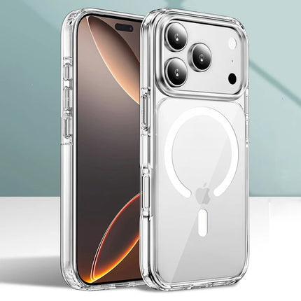 LumiShield ClearMag Case for iPhone 17 Air/17/17 Pro/17 Pro Max Crystal Shockproof Wireless Cover