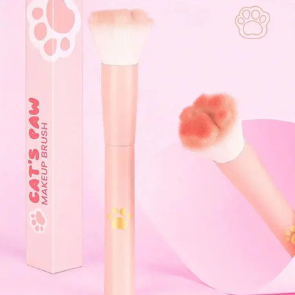 CatPaw Blush Makeup Brush with Storage Case