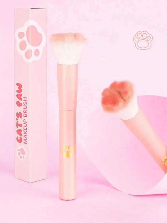 CatPaw Blush Makeup Brush with Storage Case