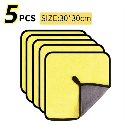 UltraDry Microfiber Car Towels 1/2/3/6/10PCS 30x60cm Soft Quick Dry Cleaning Cloth for Windows Mirrors Auto Care