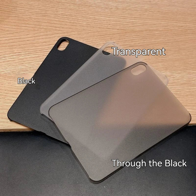 Transparent Frosted Fingerprint-Resistant Ultra-Thin PC Hard Case for iPad Mini 6: Keep it Simple yet Protected. Compatible with iPad 10th, 9th, 8th, 10.2, Air (5, 4).