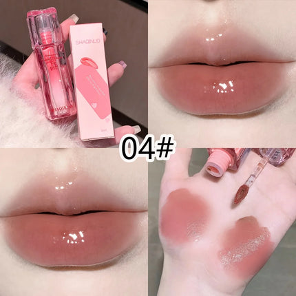 Velora Beauty 6pcs Lip Gloss Set Moisturising Mirror Effect Non Greasy Long Lasting Liquid Lipstick