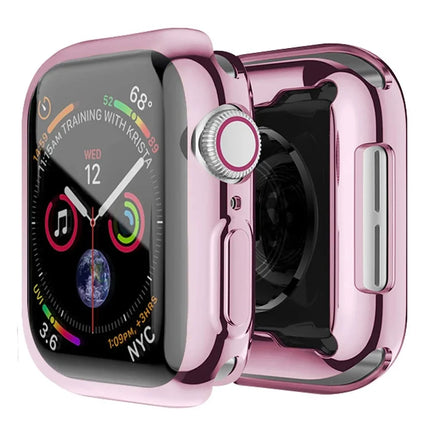 OKEYWOW Apple Watch TPU bumper case and screen protector for 40mm to 49mm Ultra 2/3 Series 11–4 SE, protective and lightweight.