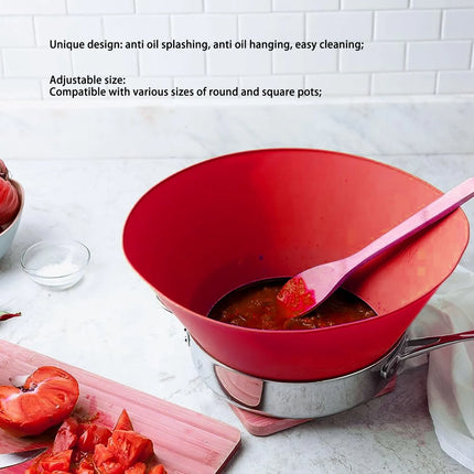 Silicone Splatter Guard for Frying Pan Oil Splash Protector