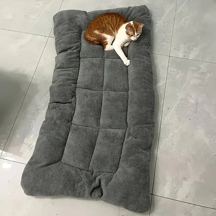 Extra Large Dog Bed Plush Soft Crate Mat Sofa Thickened Pet Sleeping Bed