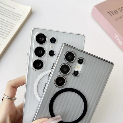 RidgeMatte Magnetic Case for Samsung Galaxy S25/S24/S23 Ultra Clear Shock Cover