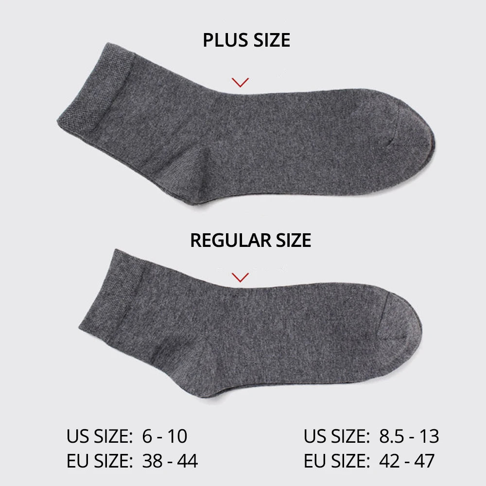 HSS Brand Cotton Socks: New Style for Men and Women - Soft, Breathable, Suitable for Summer and Winter, Plus Sizes Available