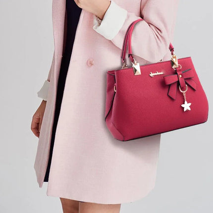 Women Luxury Bowknot Shoulder Bag Elegant Designer Crossbody Messenger Handbag