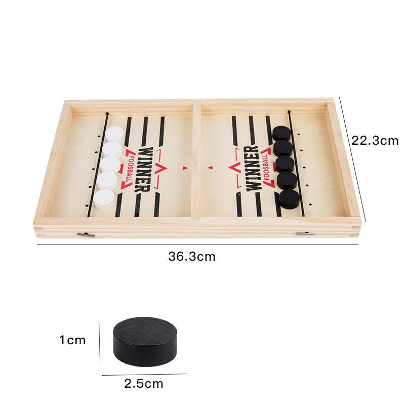 Fast Sling Puck Board Game: Foosball Winner & Catapult Chess - Parent-child Interactive Toy for Children