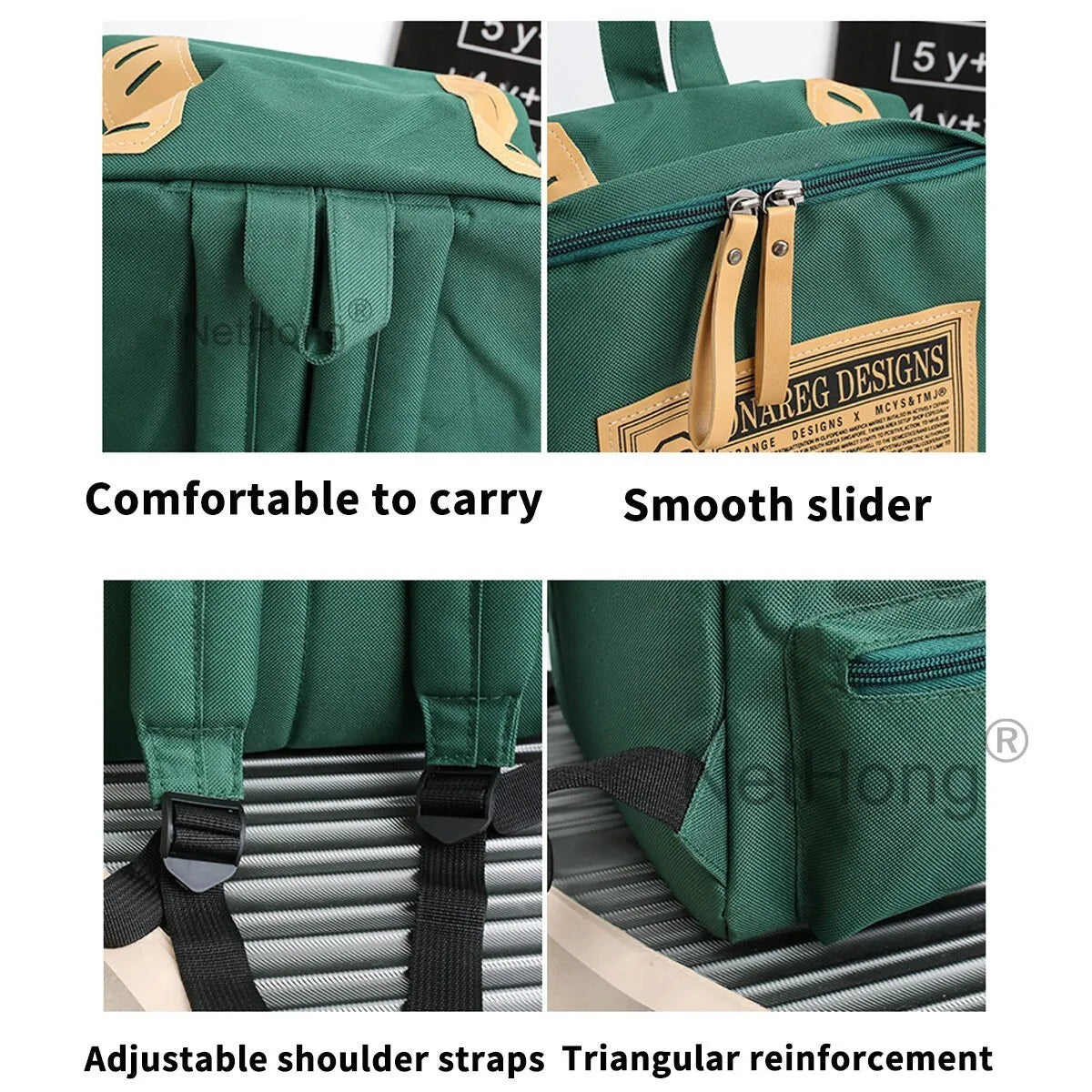 Men&Women Laptop Backpack Waterproof Large Rucksack Travel School Bags