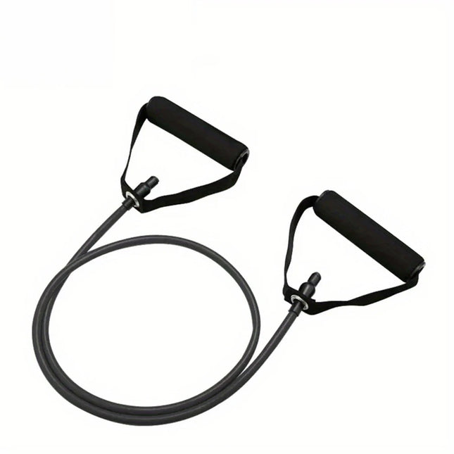 FlexBand 4 Level Resistance Training Bands with Handles for Home Fitness Yoga Pilates