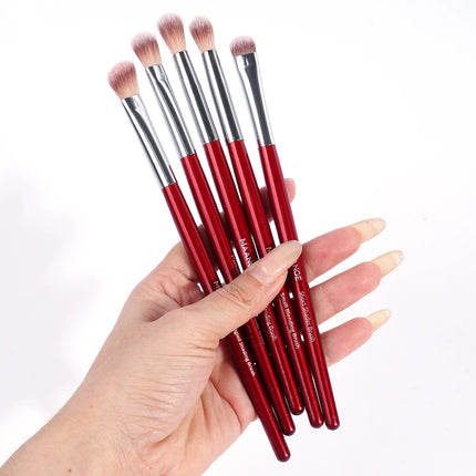 Velora Beauty 5pcs Eyeshadow Brush Set Concealer Shader Soft Bristles Makeup Tools