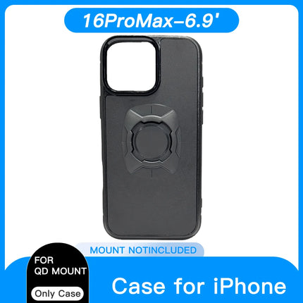 Twist Lock Motorcycle & Bicycle Phone Holder Case for iPhone Quick Mount Cover