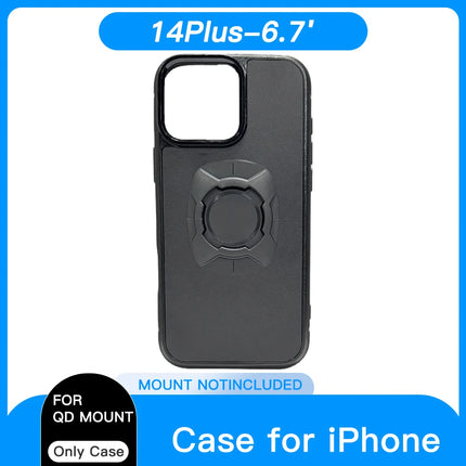 Twist Lock Motorcycle & Bicycle Phone Holder Case for iPhone Quick Mount Cover