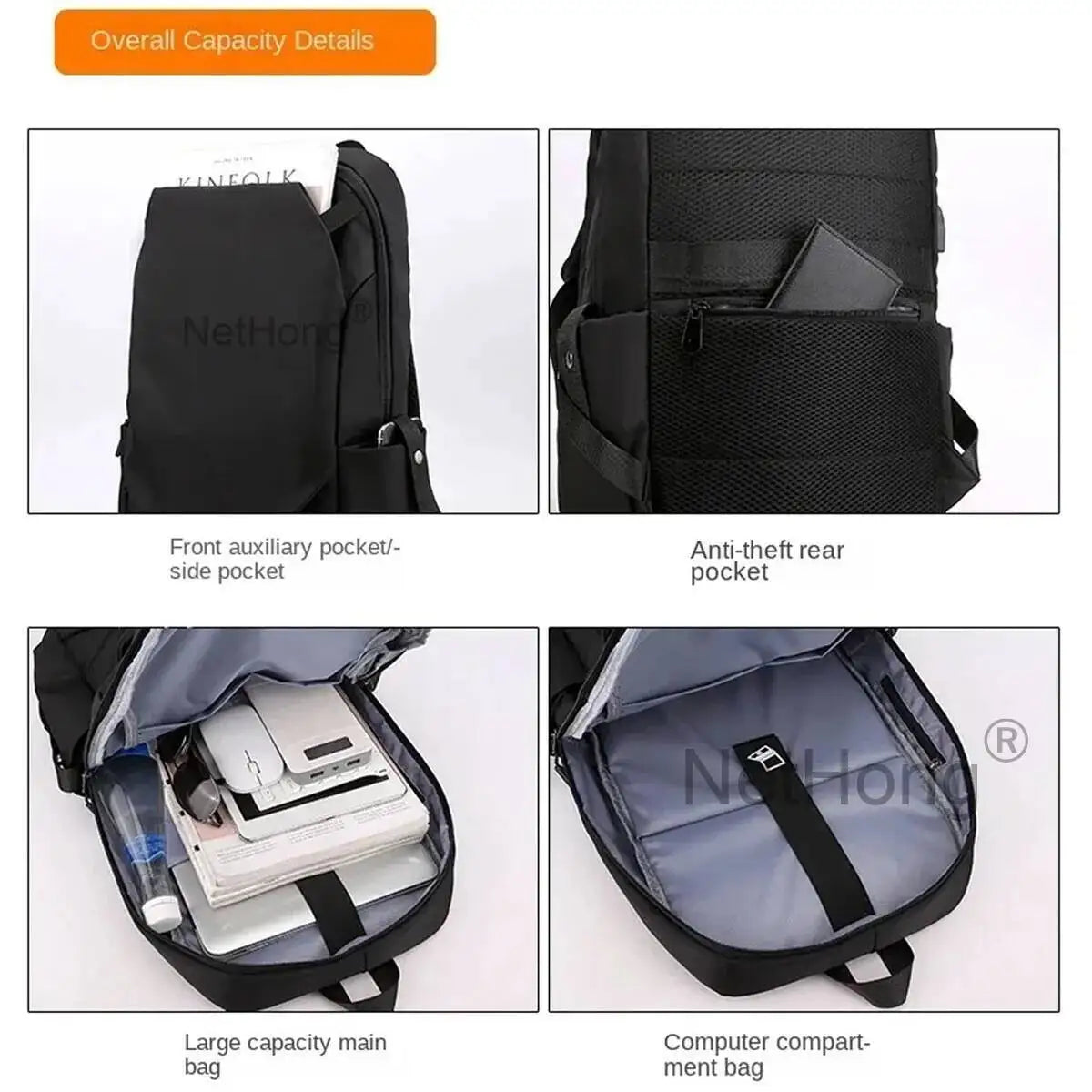 Military Tactical Army Backpack Rucksack Camping Hiking Outdoor Trekking Bag