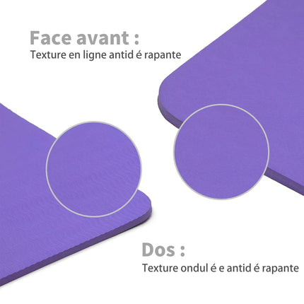 GoodNite Non Slip TPE Yoga Mat 183x61cm for Yoga Pilates Fitness with Strap
