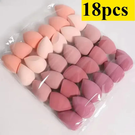 VelvetBlend Makeup Sponge Set 4 7 18 PCS Wet Dry Beauty Blender for Foundation BB Cream Powder