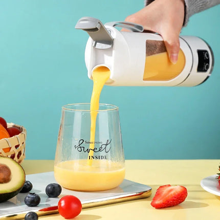 Portable 10-Blade Juicer Blender 450ml USB Rechargeable Ice Crusher