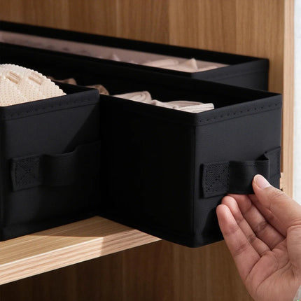 Foldable Clothes Storage Box Wardrobe Organizer Underwear Socks Storage Basket