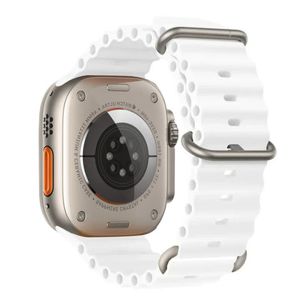 OceanFlex Silicone Sport Band for Apple Watch Ultra 2/Ultra/Series 10/9/8/7/6/SE 38mm–49mm