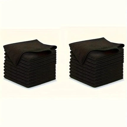 UltraWeave Kitchen Cloth Set 5/10/20pcs Microfiber Absorbent Cleaning Towel Light Gray