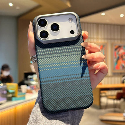 OKEYWOW iPhone carbon fiber matte case, ultra-thin shockproof cover for iPhone 17 Air, 16, 15, 14, 13, 12 Pro Max, textured finish