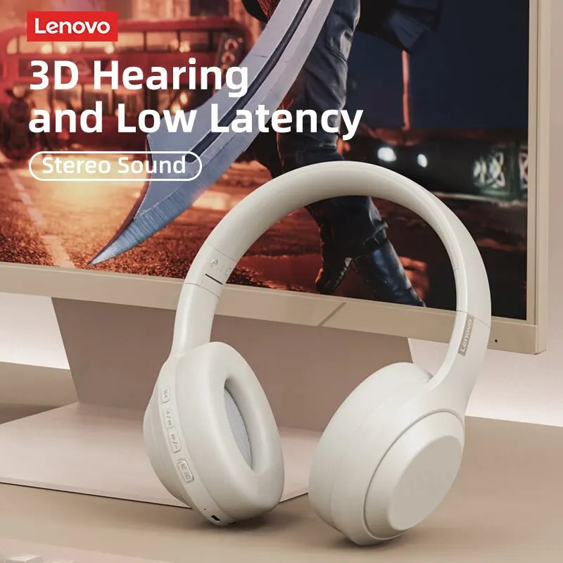 Lenovo Thinkplus TH10 TWS Stereo Headphone Bluetooth Earphones: Enjoy high-quality music & hands-free calls with built-in Mic. Compatible with Mobile, Android, & iOS for versatile use.