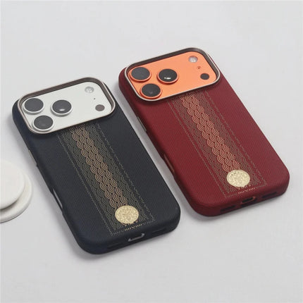 Cloud Relief Carbon Fiber MagSafe Case for iPhone 17 Pro / Pro Max Magnetic Hard Cover