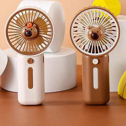 Portable Mini Handheld Fan USB Rechargeable 3-Speed High Power