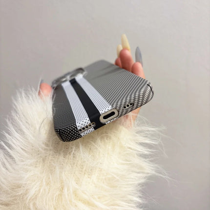 CarbonElite PC Armor Case for iPhone 17 Air/16/15/14 Plus/13/12 Pro Max/11 Slim Shockproof Cover