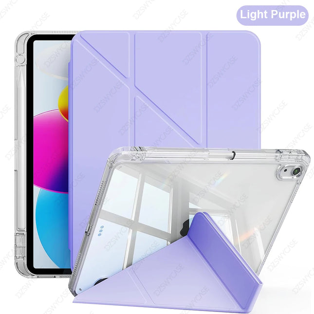 iPad Y-Stand Case for 10th/11th Gen 10.9 Air 11 M2 Air 10.9 Pro 11 M4 Mini 6/7 Stand Cover