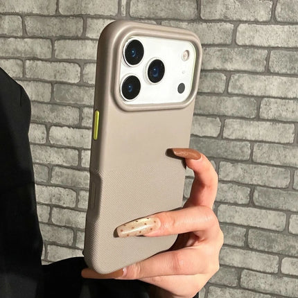Dot Matrix MagSafe Case for iPhone Color Block Anti-Slip Shockproof Cover