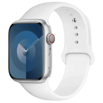 OKEYWOW Apple Watch silicone sport band for Series 9 to Ultra 2, 38mm to 49mm, flexible, comfortable smartwatch strap
