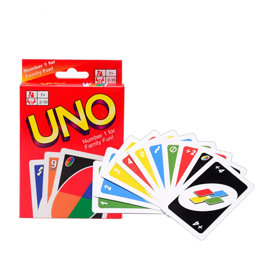 New Classic UNO Cards Chinese and English Cards Family Fun Entertainment Board Game Board Game Family Party Poker Game Toy