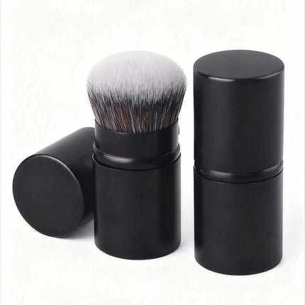 GlowTouch Retractable Makeup Brush for Powder, Blush & Foundation