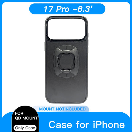 Twist Lock Motorcycle & Bicycle Phone Holder Case for iPhone Quick Mount Cover