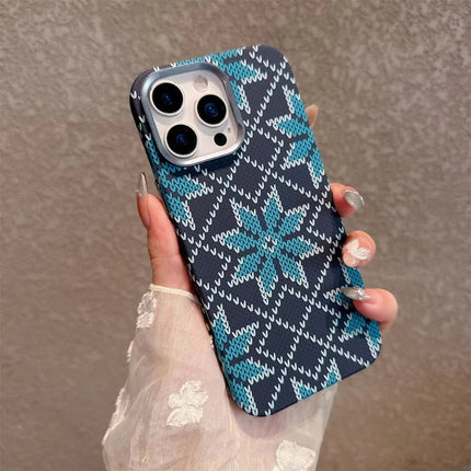 Abstract Horse MagSafe Case for iPhone Carbon Fiber Armor Wireless Charging Cover