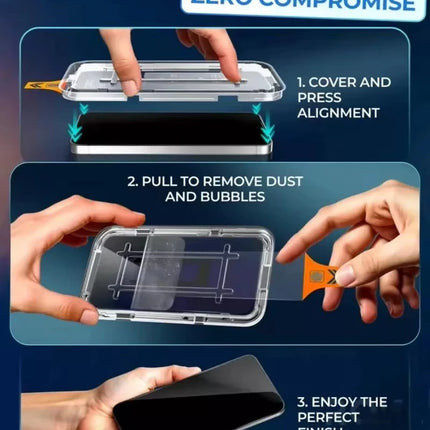 OKEYWOW Samsung tempered glass screen protector for S21, S22, S23, S24, S25, S26, A16, A26, A36, A54, A55, A56, easy install