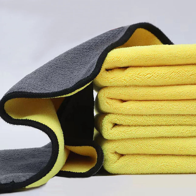 AutoClean Microfiber Towel Set 1/3/5pcs Car Detailing Drying Cloth Soft Absorbent