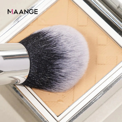 Velora Beauty 4pcs Makeup Brush Set with Case Foundation Concealer Powder Soft Dense Bristles