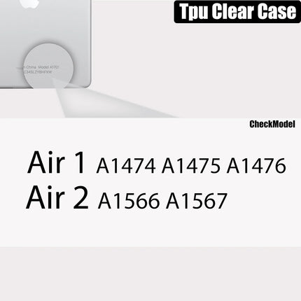 Clear iPad Case with Pencil Holder Pro 11 12.9 10.5 9.7 Mini 6 Air 5 4 TPU Cover