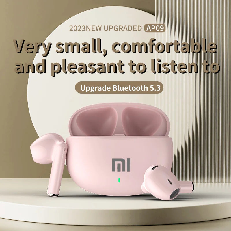 Xiaomi TWS Bluetooth 5.3 Earphones: AP09 Wireless Mijia In-Ear Headphones with Noise Reduction, delivering HiFi Stereo Sound for an immersive audio experience