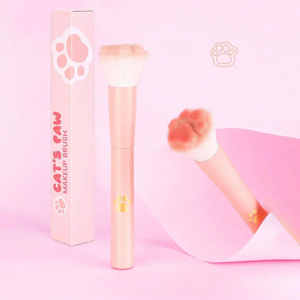 CatPaw Blush Makeup Brush with Storage Case