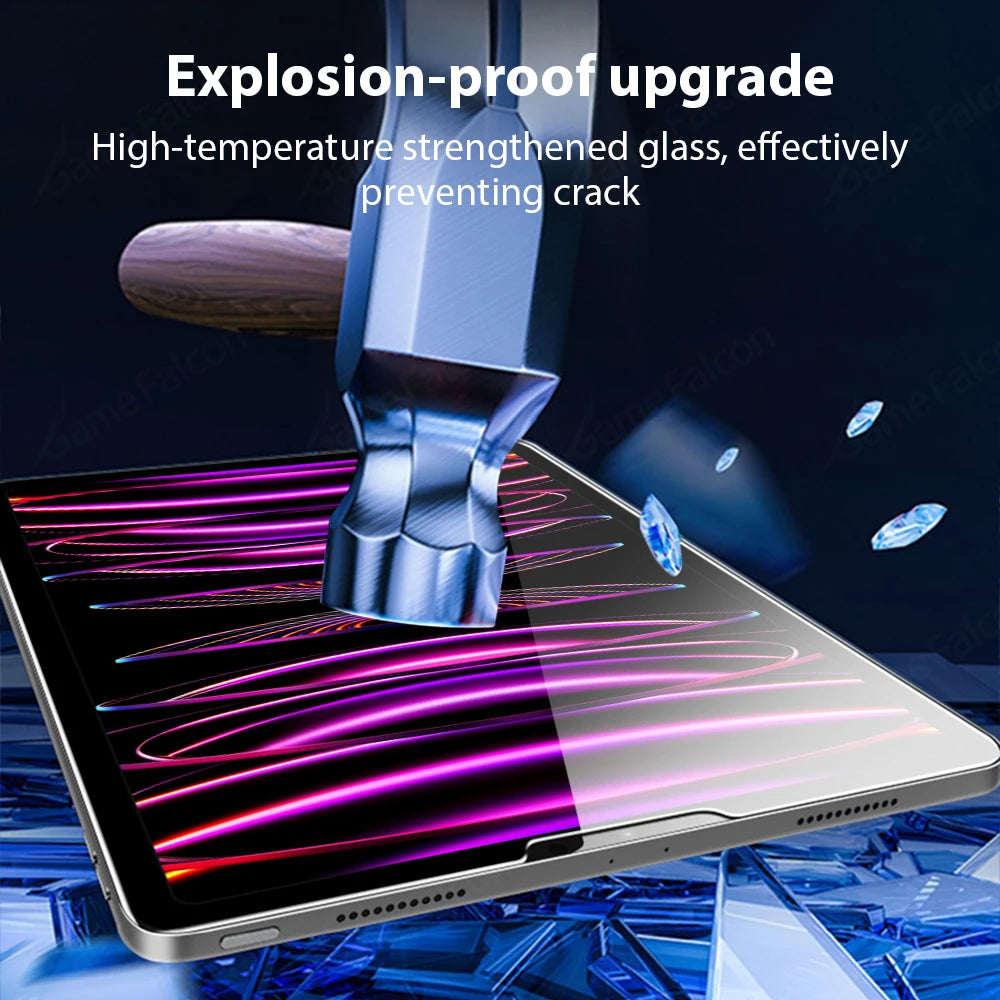 Tempered Glass Screen Protector for iPad Pro 12.9, 11 (6th 2022), Air (5, 4, 3, 2, 1), 9 (9th), 10 (10th Gen), Mini (6 2021), 10.9, 10.2, 9.7: Ensure Ultimate Protection for Your iPad's Screen