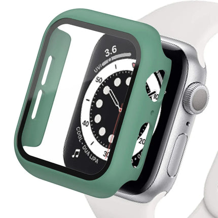WatchGuard Glass Case for Apple Watch Ultra 2/Series 9/8/7/6/SE 41mm–49mm Screen Protector Cover